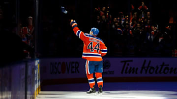 EDMONTON, AB - APRIL 14: Zack Kassian. (Photo by Codie McLachlan/Getty Images)