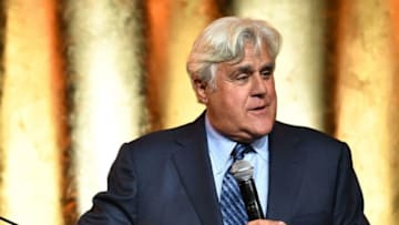 NEW YORK, NY - OCTOBER 11: Jay Leno speaks onstage during the 20th Anniversary Gala to celebrate Hudson River Park at Pier 60 on October 11, 2018 in New York City. (Photo by Dimitrios Kambouris/Getty Images for Hudson River Park)