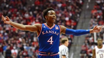Dec 22, 2015; San Diego, CA, USA; Kansas Jayhawks guard Devonte