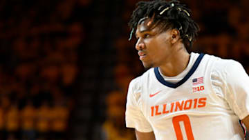 COLLEGE PARK, MARYLAND - DECEMBER 02: Terrence Shannon Jr. #0 of the Illinois Fighting Illini plays against the Maryland Terrapins at Xfinity Center on December 02, 2022 in College Park, Maryland. (Photo by G Fiume/Getty Images)