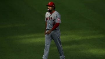 ARLINGTON, TEXAS - AUGUST 08: Anthony Rendon #6 of the Los Angeles Angels at Globe Life Field on August 08, 2020 in Arlington, Texas. (Photo by Ronald Martinez/Getty Images)