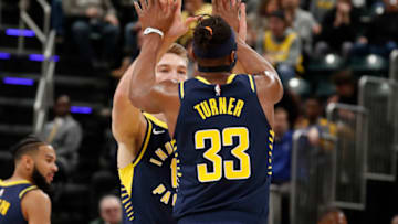 Indiana Pacers, Myles Turner, Domantas Sabonis - Credit: Brian Spurlock-USA TODAY Sports