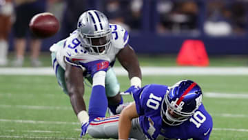 ARLINGTON, TX - SEPTEMBER 10: Eli Manning (Photo by Tom Pennington/Getty Images)