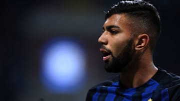 MILAN, ITALY - JANUARY 17: Gabriel Barbosa of FC Internazionale looks on during the TIM Cup match between FC Internazionale and Bologna FC at Stadio Giuseppe Meazza on January 17, 2017 in Milan, Italy. (Photo by Pier Marco Tacca/Getty Images)