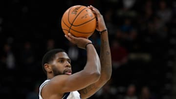 SALT LAKE CITY, UT - OCTOBER 4: Royce O'Neale #23 of the Utah Jazz shoots the ball against the Maccabi Haifa in preseason action at Vivint Smart Home Arena on October 4, 2017 in Salt Lake City, Utah (Photo by Gene Sweeney Jr./Getty Images)