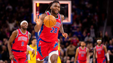 Detroit Pistons center Isaiah Stewart Credit: Raj Mehta-USA TODAY Sports