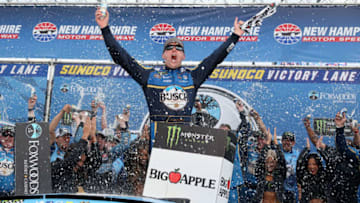 LOUDON, NH - JULY 22: Kevin Harvick, driver of the #4 Busch Beer Ford (Photo by Brian Lawdermilk/Getty Images)
