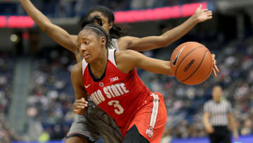 HARTFORD, CONNECTICUT- DECEMBER 19: Kelsey Mitchell