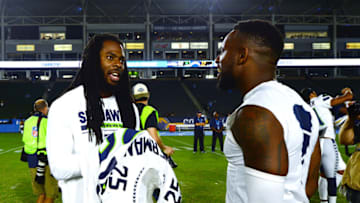 CARSON, CA - AUGUST 13: Richard Sherman (Photo by Kevork Djansezian/Getty Images)