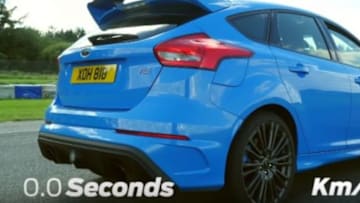 Watch the 2016 Ford Focus RS Hit 60 In 4.7 Seconds