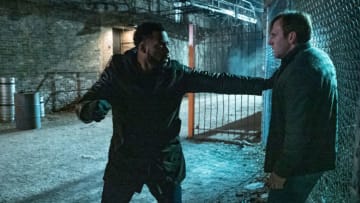CHICAGO P.D. -- "Night In Chicago" Episode 613 -- Pictured: (l-r) LaRoyce Hawkins as Kevin Atwater, Mickey O'Sullivan as Tom Doyle -- (Photo by: Matt Dinerstein/NBC)
