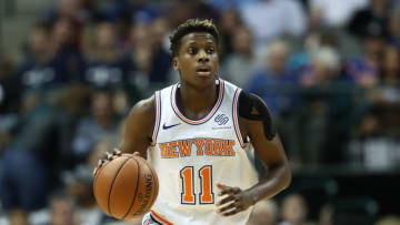 New York Knicks Frank Ntilikina(Photo by Ronald Martinez/Getty Images)