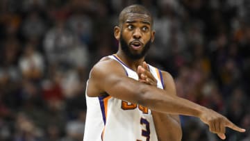 Chris Paul looks like an MVP candidate as the Suns host the Nets tonight at 8:00 PM MST (Photo by Alex Goodlett/Getty Images)