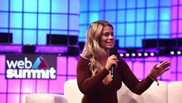 LISBON, PORTUGAL - NOVEMBER 08: Paige VanZant, UFC, on Centre Stage during day three of Web Summit 2018 at the Altice Arena on November 8, 2018 in Lisbon, Portugal. In 2018, more than 70,000 attendees from over 170 countries will fly to Lisbon for Web Summit, including over 1,500 startups, 1,200 speakers and 2,600 international journalists. (Photo by Sam Barnes /Web Summit via Getty Images)