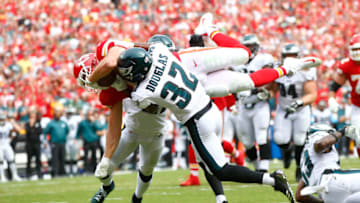 KANSAS CITY, MO - SEPTEMBER 17: Tight end Travis Kelce
