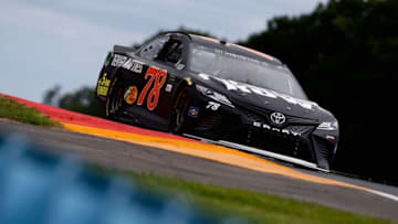 WATKINS GLEN, NY - AUGUST 05: Martin Truex Jr., driver of the #78 Furniture Row/Denver Mattress Toyota, practices for the Monster Energy NASCAR Cup Series I Love NY 355 at The Glen at Watkins Glen International on August 5, 2017 in Watkins Glen, New York. (Photo by Jeff Zelevansky/Getty Images)