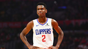 LOS ANGELES, CA - DECEMBER 26: Los Angeles Clippers Guard Shai Gilgeous-Alexander (2) looks on during a NBA game between the Sacramento Kings and the Los Angeles Clippers on December 26, 2018 at STAPLES Center in Los Angeles, CA. (Photo by Brian Rothmuller/Icon Sportswire via Getty Images)