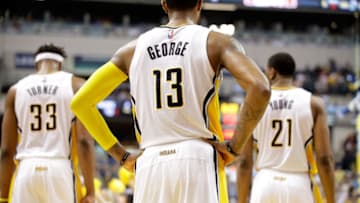 INDIANAPOLIS, IN - APRIL 12: Paul George