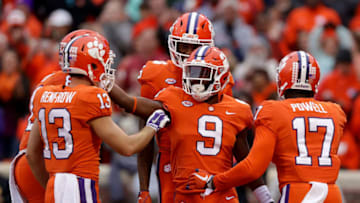 CLEMSON, SC - NOVEMBER 11: Travis Etienne