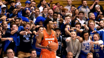Syracuse Uniforms versus Duke on the road last year. (Photo by Grant Halverson/Getty Images)