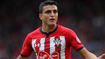 SOUTHAMPTON, ENGLAND - AUGUST 12: Mohamed Elyounoussi of Southampton during the Premier League match between Southampton FC and Burnley FC at St Mary's Stadium on August 12, 2018 in Southampton, United Kingdom. (Photo by James Williamson - AMA/Getty Images)