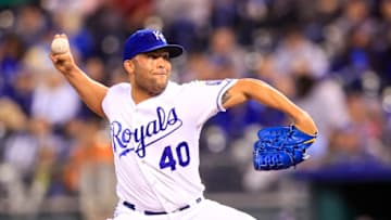 KANSAS CITY, MO - SEPTEMBER 26: Kelvin Herrera