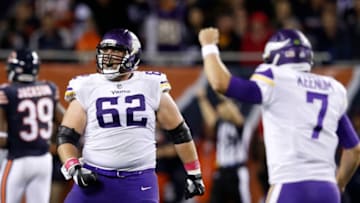 (Photo by Joe Robbins/Getty Images) Nick Easton and Case Keenum