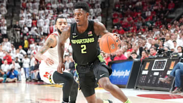 Rocket Watts, Michigan State basketball (Photo by Mitchell Layton/Getty Images)
