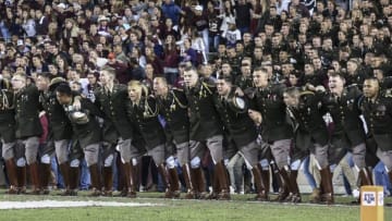Nov 24, 2016; College Station, TX, USA; Texas A&M Aggies fans cheer before a game against the LSU Tigers at Kyle Field. Mandatory Credit: Troy Taormina-USA TODAY Sports
