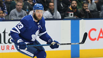 Kyle Clifford #73 of the Toronto Maple Leafs. (Photo by Claus Andersen/Getty Images)