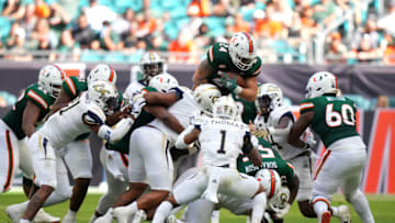 Nov 6, 2021; Miami Gardens, Florida, USA; Mandatory Credit: Jasen Vinlove-USA TODAY Sports