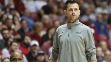 Feb 8, 2023; Tuscaloosa, AL, USA; Florida head coach Todd Golden coaches his team against Alabama at Coleman Coliseum.Ncaa Basketball Alabama Vs FloridaSyndication Tuscaloosa News
