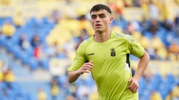 Pedro González López 'Pedri' of Las Palmas (Photo by Quality Sport Images/Getty Images)