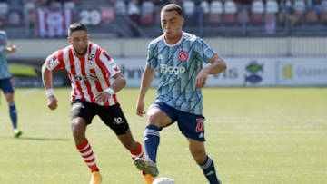 Sergino Dest, Ajax. (Photo by Erwin Spek/Soccrates/Getty Images)