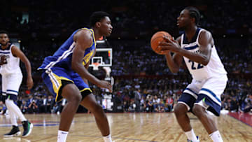 SHENZHEN, CHINA - OCTOBER 05: Andrew Wiggins