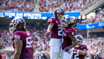 Devon Achane, Texas A&M football Mandatory Credit: Jerome Miron-USA TODAY Sports