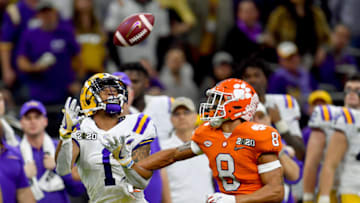 Ja'Marr Chase #1 of the LSU Tigers. (Photo by Alika Jenner/Getty Images)