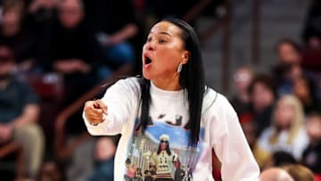South Carolina basketball Head Coach Dawn Staley. Mandatory Credit: Jeff Blake-USA TODAY Sports