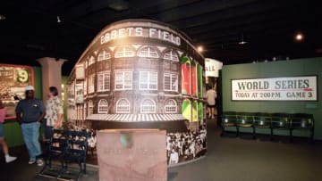 24 Jul 2000: A general view of the miniature scale model of Ebbets Field, San Francisco at the Baseball Hall of Fame in Cooperstown, New York.Mandatory Credit: Ezra O. Shaw /Allsport
