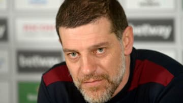 ROMFORD, ENGLAND - FEBRUARY 09: Slaven Bilic of West Ham United during his Press Conference before Training at Rush Green on February 9, 2017 in Romford, England. (Photo by Arfa Griffiths/West Ham United via Getty Images)