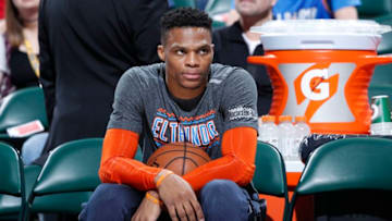 OKC Thunder guard Russell Westbrook (Photo by Joe Robbins/Getty Images)