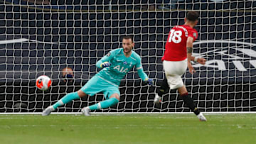 Bruno Fernandes (Photo by Matt Childs/ Pool via Getty Images)