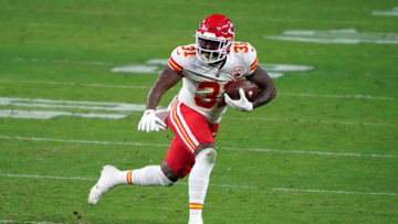 Kansas City Chiefs running back Darrel Williams (31) -Mandatory Credit: Kirby Lee-USA TODAY Sports