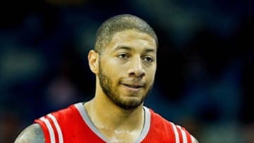 October 24, 2012; New Orleans, LA, USA; Houston Rockets power forward Royce White (30) against the New Orleans Hornets during the first half of a preseason game at the New Orleans Arena. Mandatory Credit: Derick E. Hingle-USA TODAY Sports