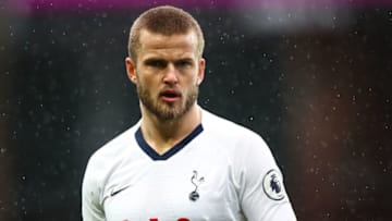 BIRMINGHAM, ENGLAND - FEBRUARY 16: Eric Dier of Tottenham Hotspur during the Premier League match between Aston Villa and Tottenham Hotspur at Villa Park on February 16, 2020 in Birmingham, United Kingdom. (Photo by Robbie Jay Barratt - AMA/Getty Images)