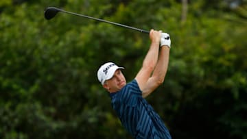 RIO GRANDE, PUERTO RICO - FEBRUARY 23: Martin Laird of Scotland plays his shot from the seventh tee during the final round of the Puerto Rico Open at Grand Reserve Country Club on February 23, 2020 in Rio Grande, Puerto Rico. (Photo by Kevin C. Cox/Getty Images)