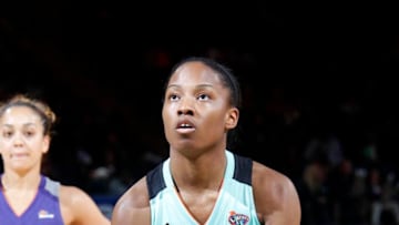 June 4, 2017: The New York Liberty vs the Phoenix Mercury at Madison Square Garden in New York City.