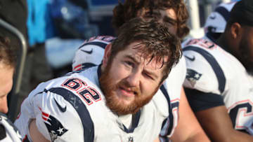 Joe Thuney #62 of the New England Patriots (Photo by Tom Szczerbowski/Getty Images)