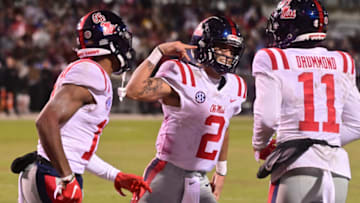 Matt Corral, Ole Miss Rebels. (Mandatory Credit: Matt Bush-USA TODAY Sports)