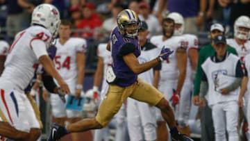 SEATTLE, WA - SEPTEMBER 16: Wide receiver Dante Pettis